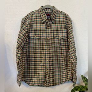 Roper Boys Plaid Youth Large size 10-12 Button Down Shirt
